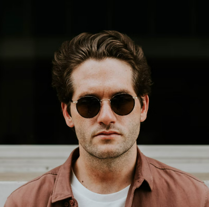 a man in sunglasses